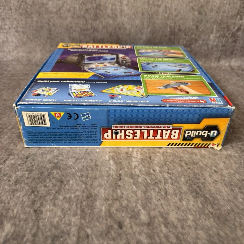 2010 Kids U Build Battleship Game by Hasbro The Tactical Combat Game READ